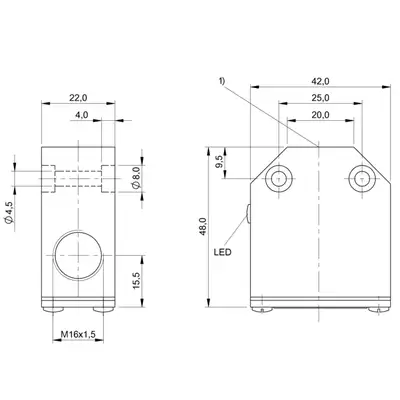 Элемент переключения Balluff BES 516-344-H2-Y