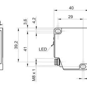 Лазерный датчик расстояния Baumer OADM 13T6575/S35A