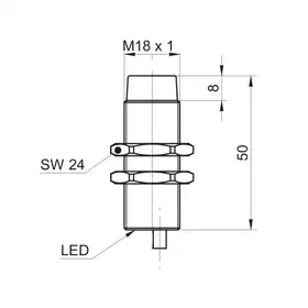 Индуктивный датчик Baumer IFRM 18P13T1/PL