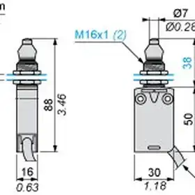 Kонцевой выключатель Telemecanique XCMD21G1L1