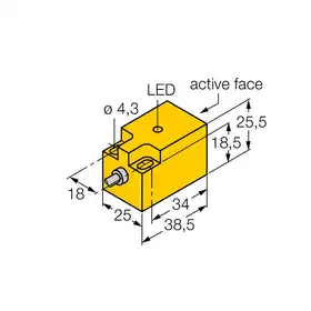 Индуктивный датчик TURCK NI10-Q25-AN6X