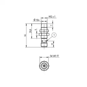 Индуктивный датчик Wenglor I12H015
