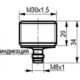 Индуктивный датчик ТЕКО ISB BC72A-31N-15-LS402