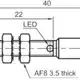 Индуктивный датчик LANBAO LR05AF15DNCY-E1