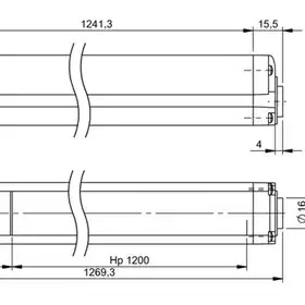 Многолучевой барьер безопасности Balluff BLG 4A-120-600-014-O01-SX
