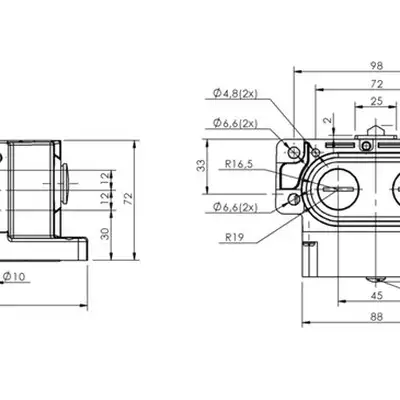 Блочный выключатель Balluff BNS 819-D03-D12-62-10-FE