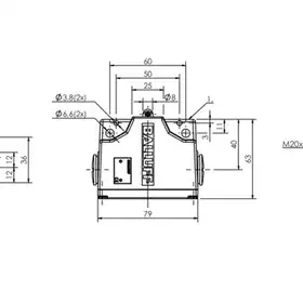 Блочный выключатель Balluff BNS 813-B02-R12-61-A-12-02