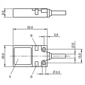 Индуктивный датчик Balluff BES R01ZC-PSC50B-BZ03-V02
