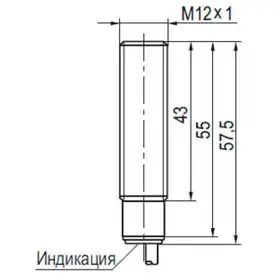 Индуктивный датчик ТЕКО ISB A2B-31PS-2-LZ