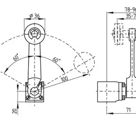 Kонцевой выключатель Schmersal TD422-10Y
