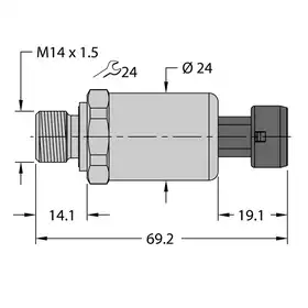 Датчик давления TURCK PT600R-2119-I2-MP11
