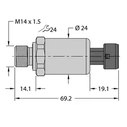 Датчик давления TURCK PT600R-2119-I2-MP11