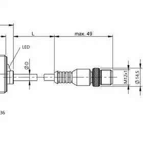 Индуктивный датчик Balluff BES M30MD-PSC15B-BP00,3-GS04-003
