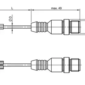 Магнитный датчик для цилиндра Balluff BMF 235K-PS-C-2A-SA2-S4-00,5