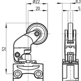 Kонцевой выключатель безопасности Schmersal PS116-Z11-LR200-K240