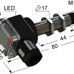 Индуктивный датчик Мега-К PS2-12M80-8N31-B
