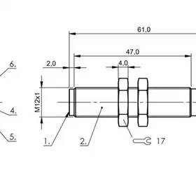 Емкостной датчик Balluff BCS M12BBI1-PSC40D-EP03