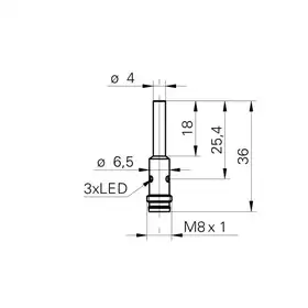 Индуктивный датчик Baumer IFRM 04P35A3/S35L