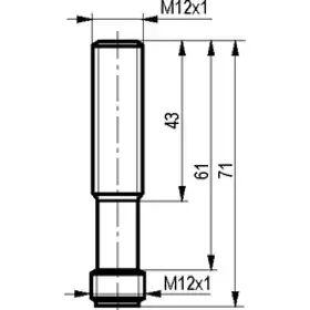 Индуктивный датчик ТЕКО ISB AC2A-31P-2M-ZS4