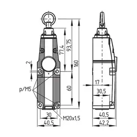 Тросовый переключатель Schmersal TQ 700-20