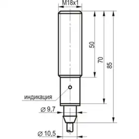 Индуктивный датчик ТЕКО ISB AF41A-32P-5-LZ