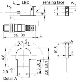 Датчик для пневмоцилиндров Baumer MZCK 03P1012/KS35D