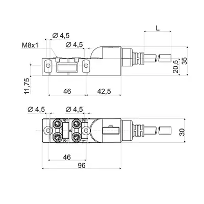 Распределительная коробка для датчиков Wenglor ZAA07R501