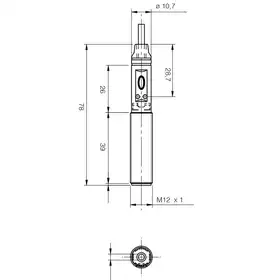 Емкостной датчик DATASENSING C12P/00-3A