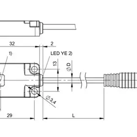 Оптический датчик Balluff BOS R01E-PO-KE20-00,2-S49