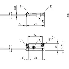 Датчик линейных перемещений Balluff BMP 01-EL1PP21A-0032-00-P00,5-S75