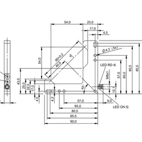 Щелевой датчик Balluff BWL 5454D-I012-S49