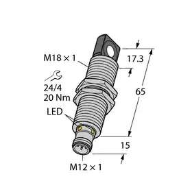 Ультразвуковой датчик TURCK RU40U-M18MS-AP8X2-H1151