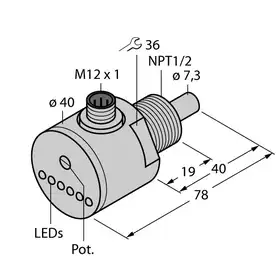 Датчик потока TURCK FCS-N1/2A4-AP8X-H1141