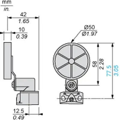 Kонцевой выключатель Telemecanique XCKP2539G11