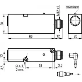 Оптический датчик ТЕКО OS IC1P-43P-10-LZS4