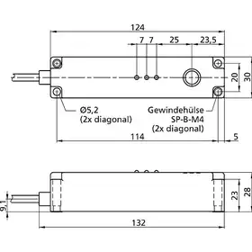 Ультразвуковой датчик расстояния Microsonic lcs-30/IU/HV/QP R1
