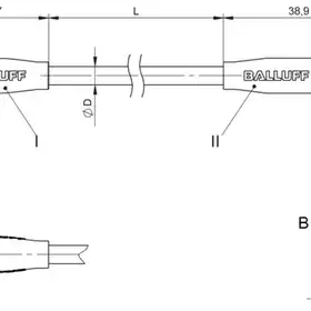 Соединительный кабель Balluff BCC M324-M313-30-300-PX0334-010
