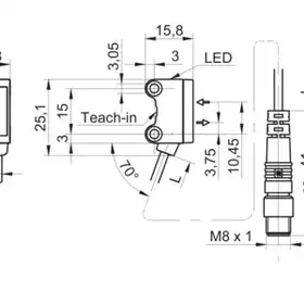 Оптический датчик Baumer O200.SP.T-PV1T.72NV