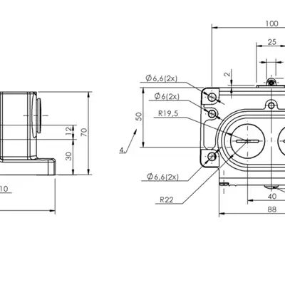 Блочный выключатель Balluff BNS 819-D02-R12-100-10-FD