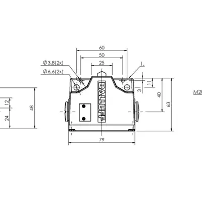 Блочный выключатель Balluff BNS 813-C02-D12-61-C-10-01