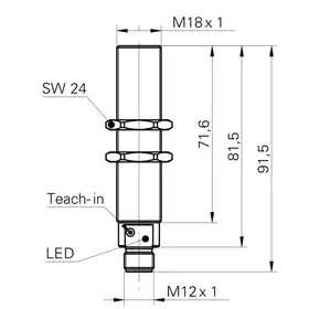 Ультразвуковой датчик Baumer URAR 18N6912/S14G