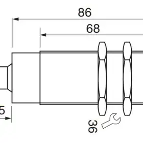 Индуктивный датчик EGE-Elektronik IGMF 010 GSP