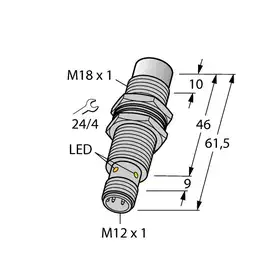 Индуктивный датчик TURCK NI10U-MT18M-AD4X-H1144