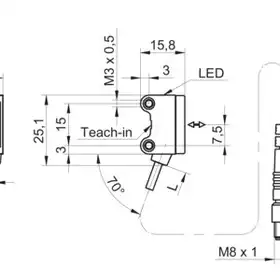 Оптический датчик Baumer O200.RP.T-NV1T.72NV/H006
