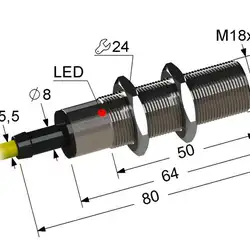 Индуктивный датчик Мега-К VB2-18M80-5B61-Z