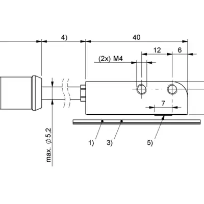 Магнитный энкодер Balluff BML-S1H1-S6RC-M3CA-D0-KA00,3-S284