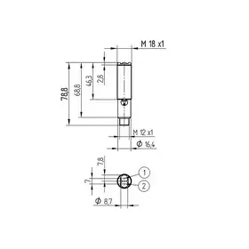 Оптический датчик Wenglor XD100PCV3