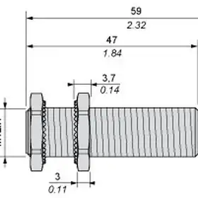 Индуктивный датчик Telemecanique XS1M12MA250L1