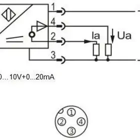 Индуктивный датчик расстояния LANBAO LR12XCF02LIUM-E2