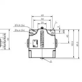 Блочный выключатель Balluff BNS 819-B04-R12-61-12-10-FD